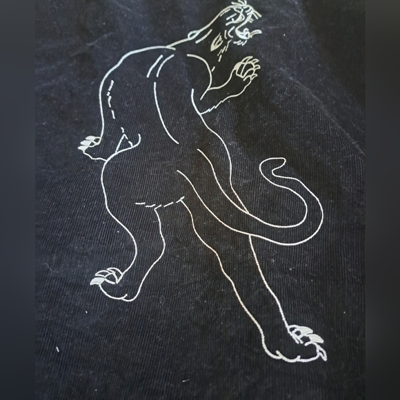 PUMA lightweight corduroy varsity style snap front jacket embroidered GRAPHIC XL - Picture 7 of 10